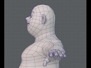 base mesh man character v05 3D मॉडल