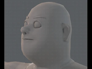 base mesh man character v05 3D Model