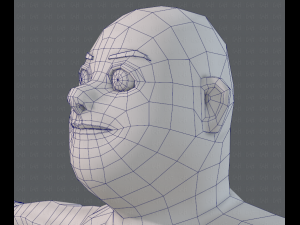base mesh man character v05 3D मॉडल