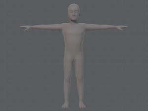 base mesh man character v06 Modelo 3D