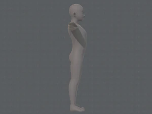 base mesh man character v06 3D Model