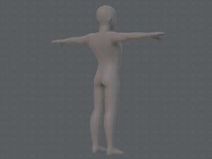 base mesh man character v06 Modelo 3D