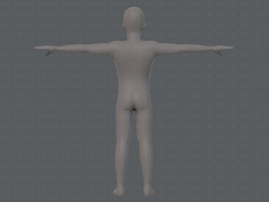 base mesh man character v06 Modelo 3D