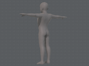 base mesh man character v06 Modelo 3D