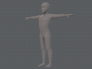 base mesh man character v06 Modelo 3D