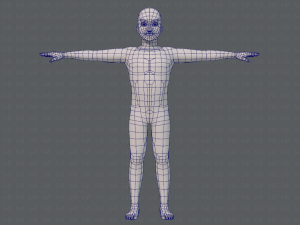 base mesh man character v06 Modelo 3D