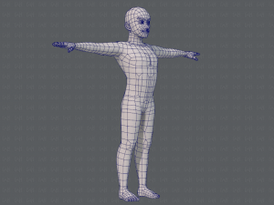 base mesh man character v06 Modelo 3D