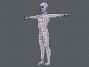 base mesh man character v06 Modelo 3D