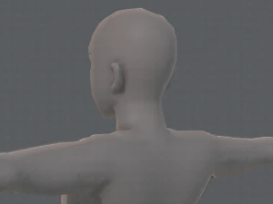 base mesh man character v06 3D Model