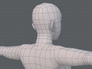 base mesh man character v06 Modelo 3D