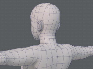 base mesh man character v06 Modelo 3D