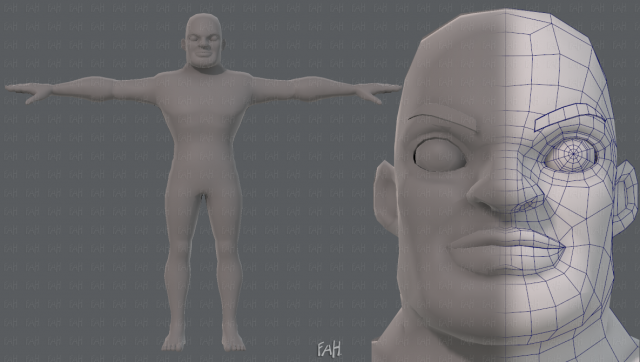 base mesh man character v07 3D मॉडल .c4d .max .obj .3ds .fbx .stl .blend 