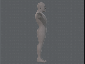 base mesh man character v07 3D मॉडल