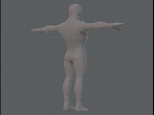 base mesh man character v07 3D Model