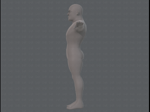 base mesh man character v07 3D मॉडल