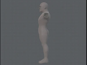 base mesh man character v07 3D Model