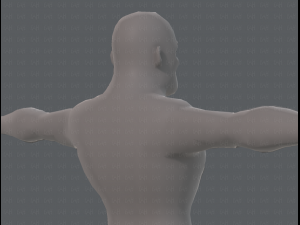 base mesh man character v07 3D मॉडल