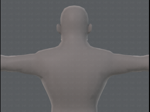 base mesh man character v07 3D मॉडल