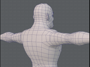 base mesh man character v07 3D मॉडल