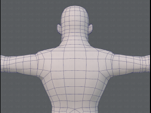 base mesh man character v07 3D मॉडल
