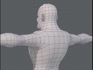 base mesh man character v07 3D मॉडल
