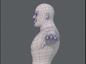base mesh man character v07 3D मॉडल