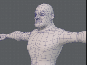 base mesh man character v07 3D मॉडल