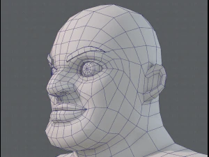 base mesh man character v07 3D Model