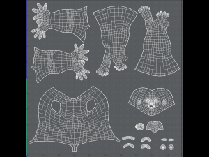 base mesh man character v07 3D मॉडल