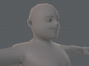 base mesh man character v08 Modello 3D