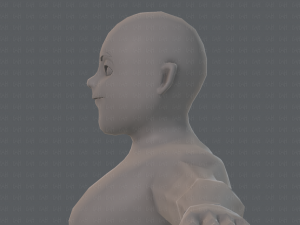base mesh man character v08 Modello 3D