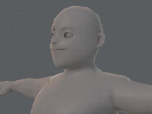 base mesh man character v08 3D Model