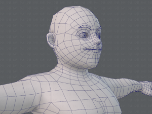 base mesh man character v08 Modello 3D