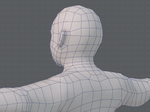base mesh man character v08 Modello 3D