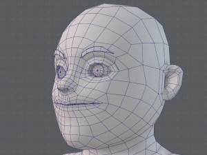 base mesh man character v08 Modello 3D