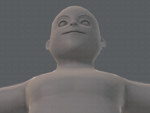 base mesh man character v08 Modello 3D