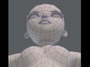 base mesh woman 09 3D मॉडल