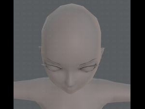base mesh woman 09 3D मॉडल