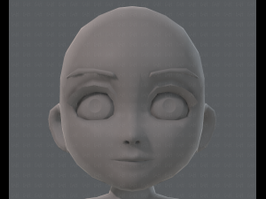 base mesh girl characterv03 3D मॉडल