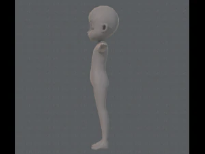 base mesh boy character v05 3D Model