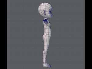 base mesh boy character v05 3D 모델