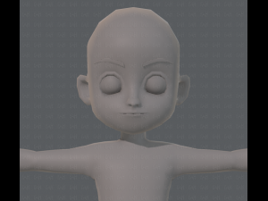 base mesh boy character v05 3D 모델