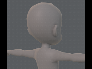 base mesh boy character v05 3D 모델