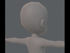 base mesh boy character v05 3D Model