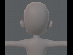 base mesh boy character v05 3D 모델