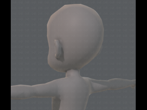 base mesh boy character v05 3D 모델