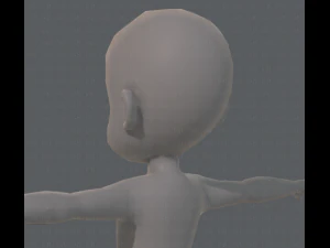 base mesh boy character v05 3D Model