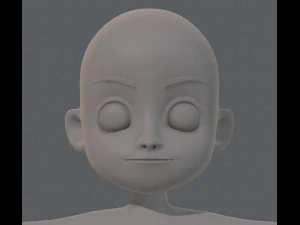 base mesh boy character v05 3D Model