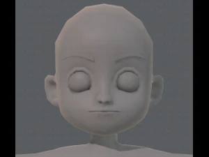 base mesh boy character v05 3D Model