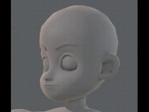 base mesh boy character v05 3D Model